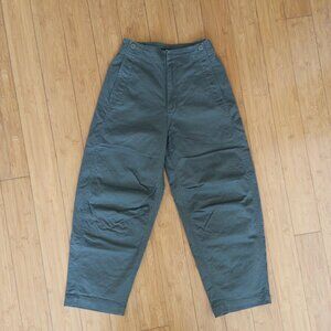 Uniqlo C Cotton Wide Pants - Olive - size 0